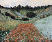 Claude Monet Poppy Field in a Hollow near Giverny painting